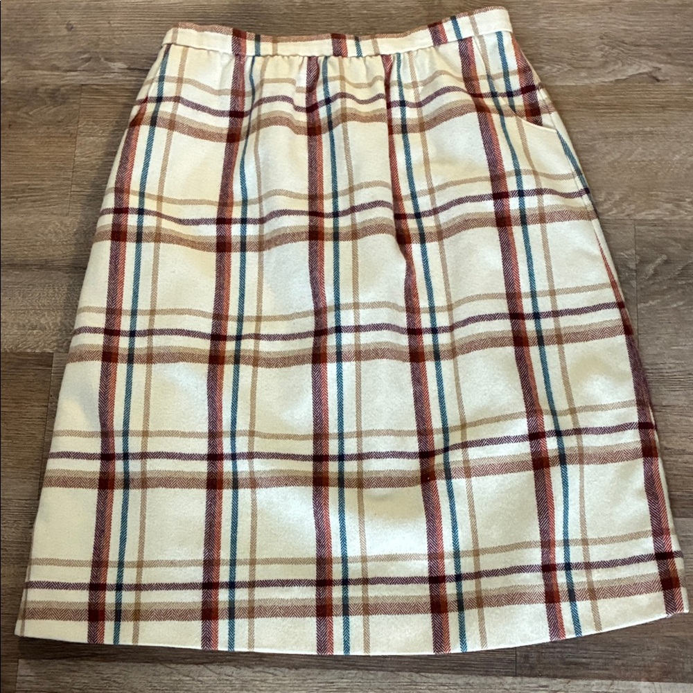 Preppy Jack White Skirt